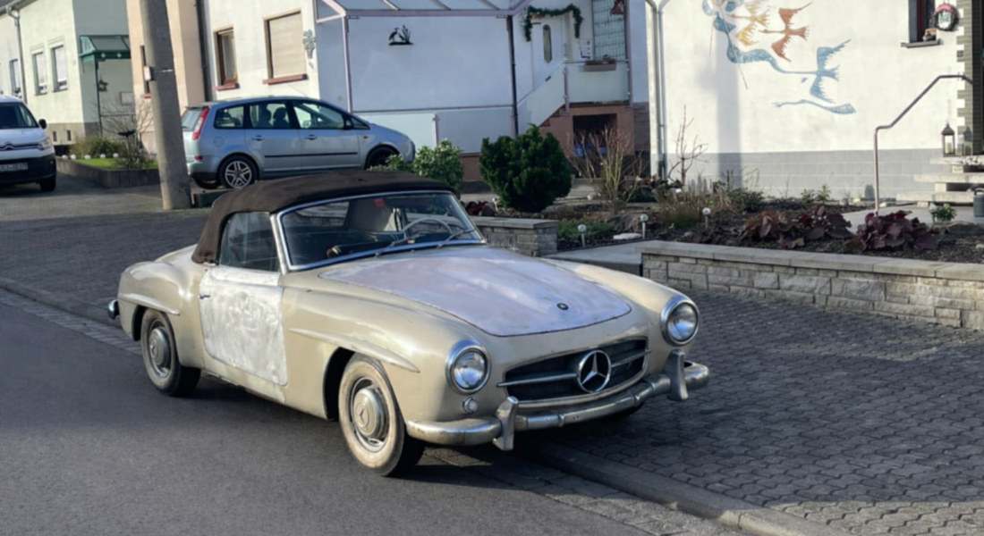 Mercedes 190SL z 1955! Chyba najbardziej wartościowy klasyk, jakiego znalazłem!