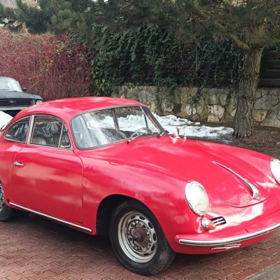 Oryginalne Porsche 356 1963 1600s czerwone kompletne