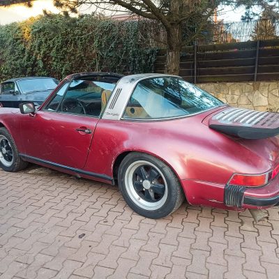 Kultowe Porsche 911 Super Carrera Targa 3.0 pali jeździ świeci